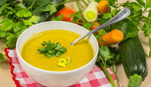 ночной перекус для похудения овощной суп-пюре